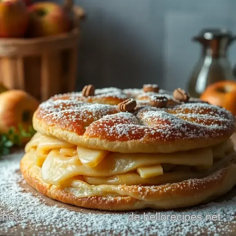 Klassischer Apfelstrudel mit Fertigstrudelteig