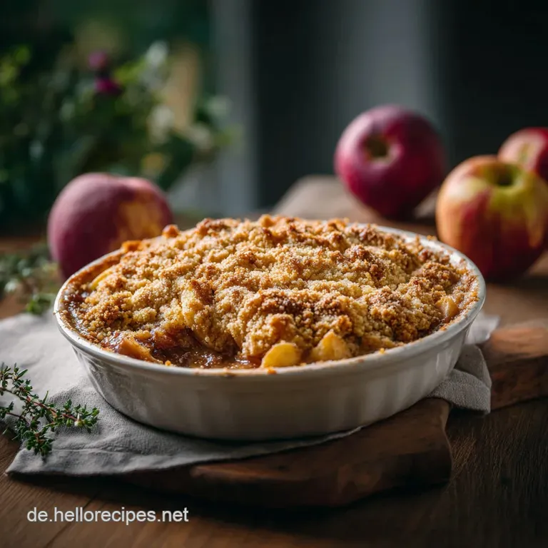 Apple Crumble: Der Klassiker Mit Zimt Und Knusprigen Streuseln presentation