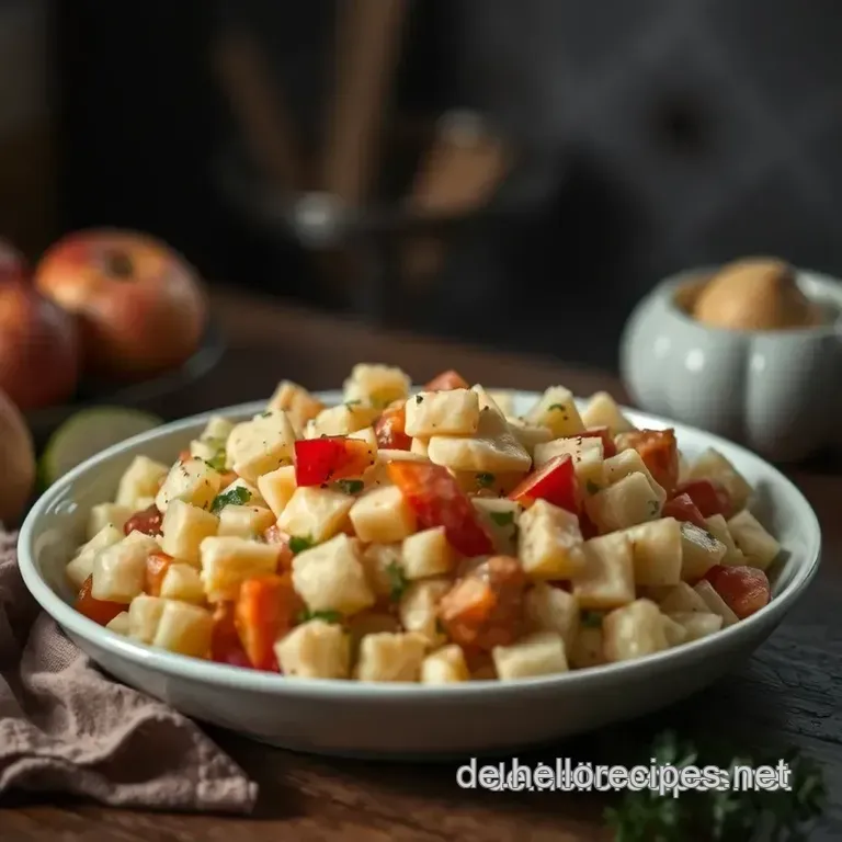 Klassischer Deutscher Kartoffelsalat – ein Familienliebling! presentation