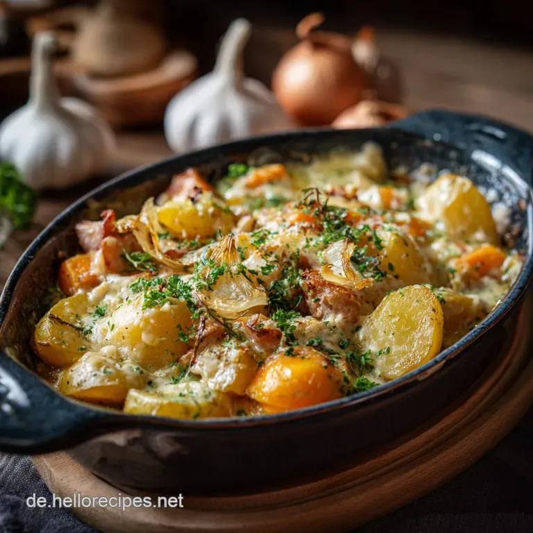 Klassischer Kartoffelkasselerauflauf: Der Echte Klassiker Mit Goldbrauner Kruste presentation