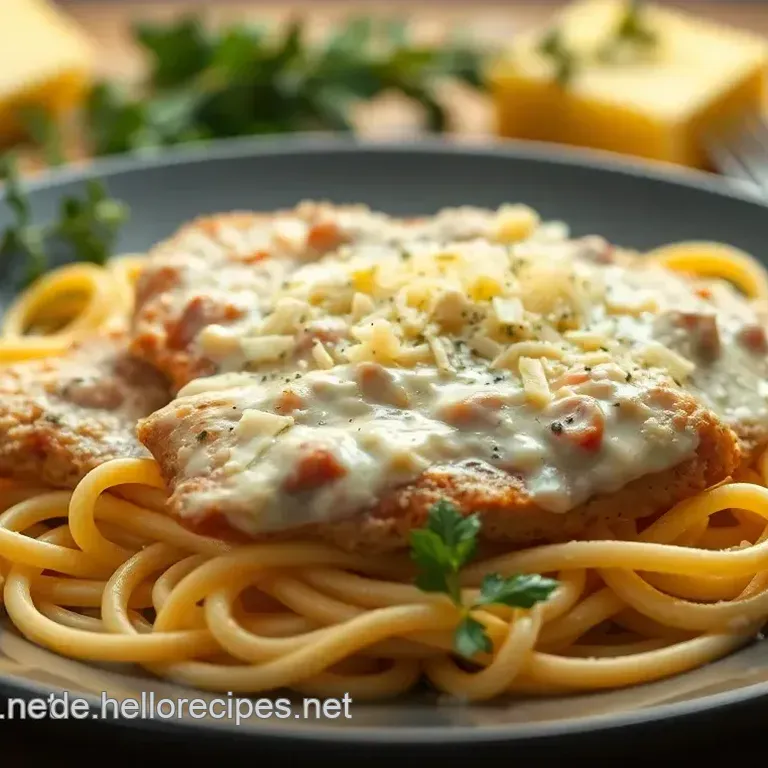 Klassisches Hähnchen Alfredo – Ein italienischer Traum auf dem Teller