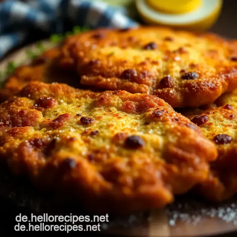 Klassisches Schnitzel Panieren – Der goldene Genuss presentation