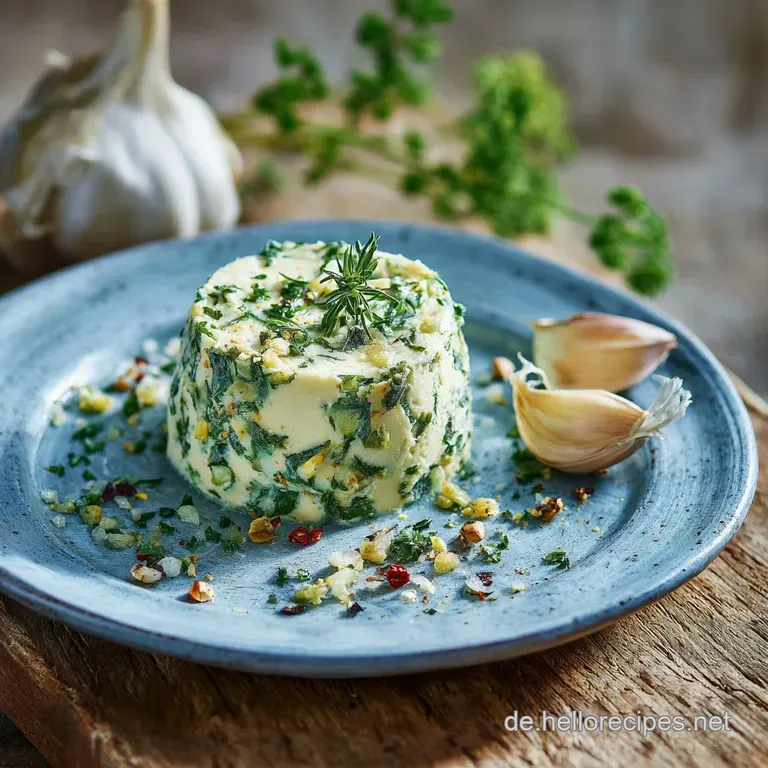 Kr&auml;uterbutter mit Knoblauch: Blitzschnell hausgemacht