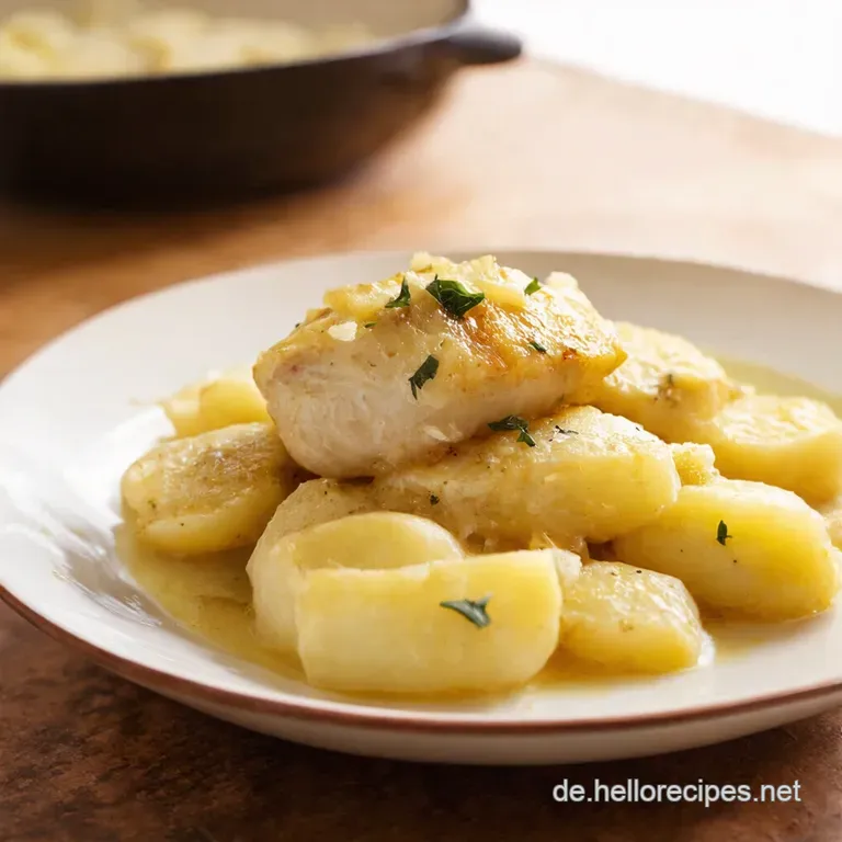 Knoblauchparmesan H&auml;hnchen Mit Kartoffeln Aus Dem Ofen presentation