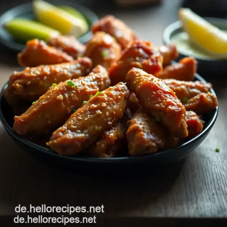 Knusprige Chicken Wings im Airfryer – So lecker wie beim Grillen! presentation