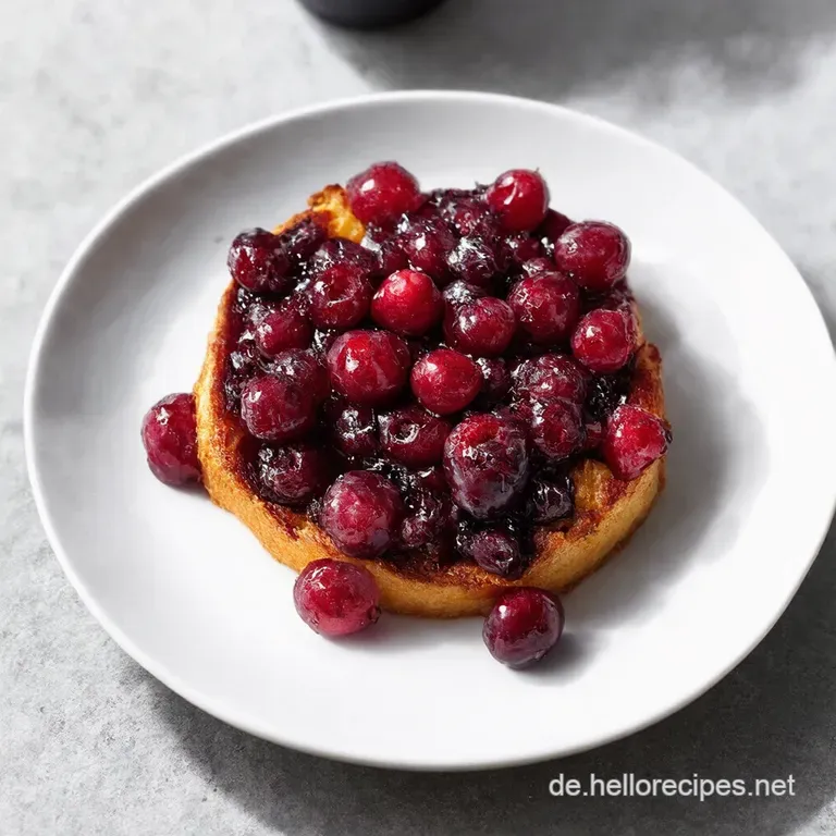 Knusprige Entenbrust mit KirschRotweinSauce