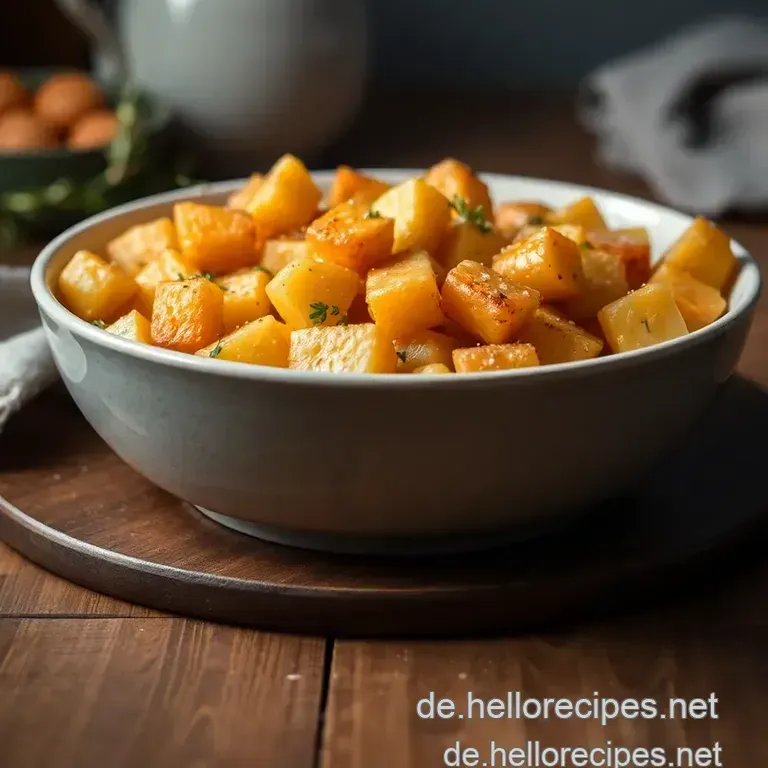 Knusprige Heißluftfritteusen-Kartoffeln: Der perfekte Snack! presentation