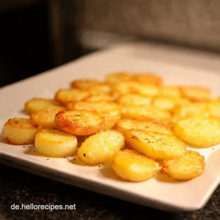 Knusprige HeißluftfritteusenKartoffeln presentation
