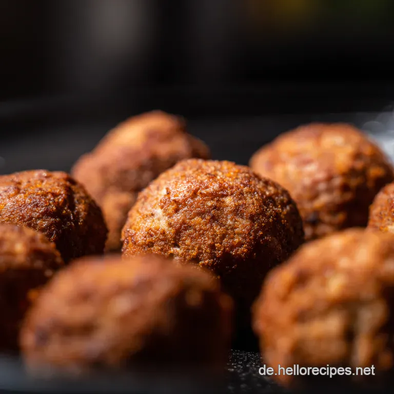 Knusprige Kartoffelkroketten aus der Heißluftfritteuse presentation
