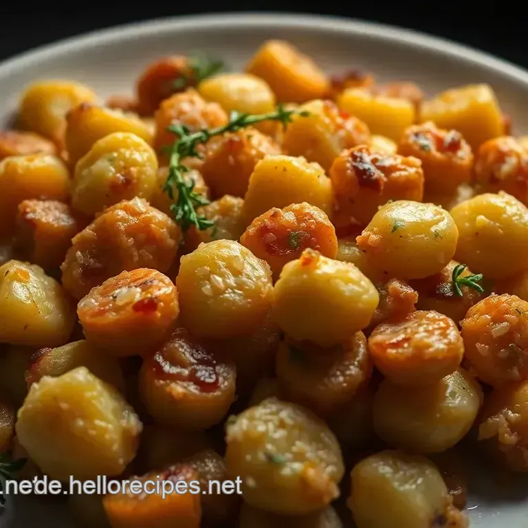 Knusprige Kartoffelwürfel aus der Heißluftfritteuse