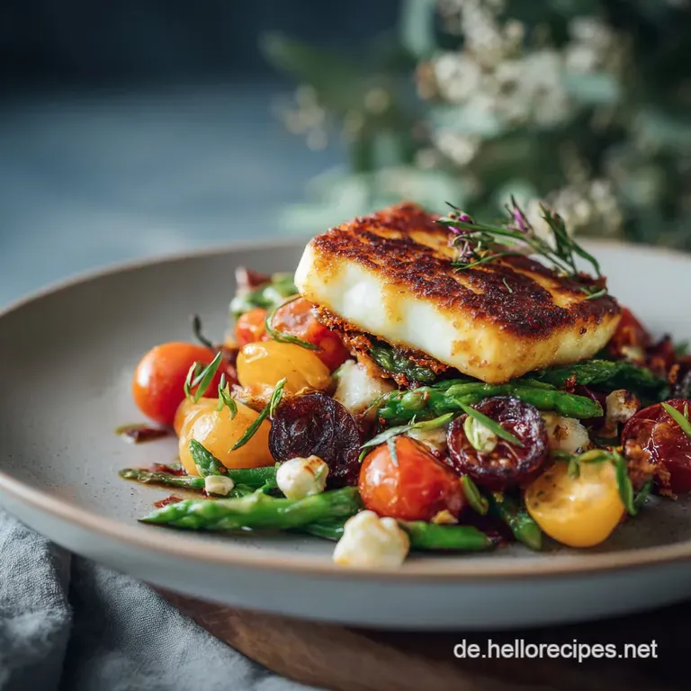 Vegetarisches Halloumi: Die Blitz-Wunderwaffe mit knuspriger Kruste und Salsa
