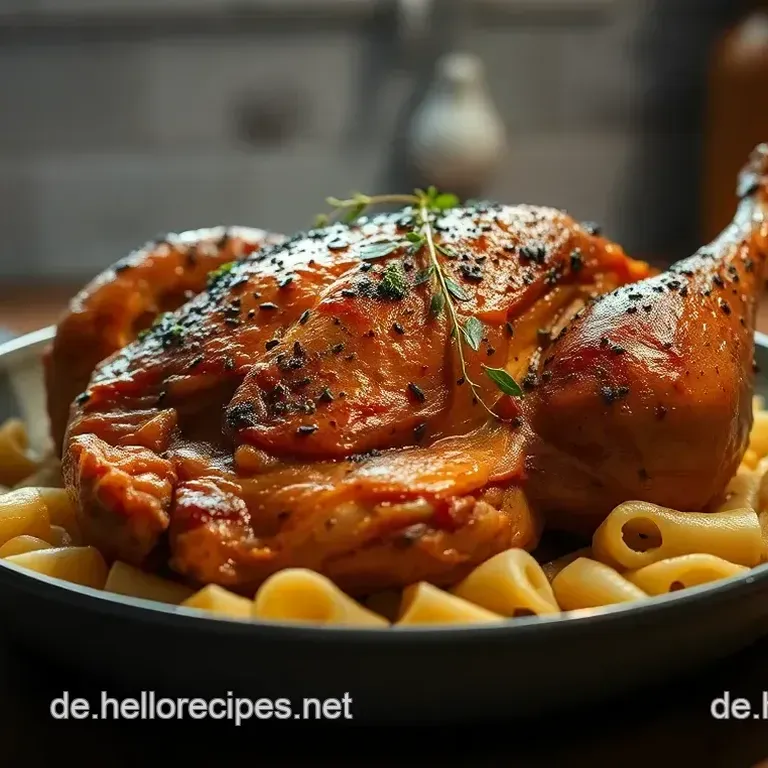 Knuspriges Hähnchen im Backofen