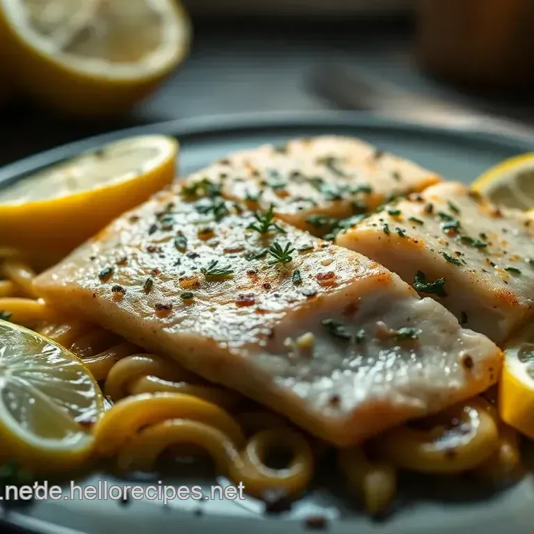 Erfrischende Zitronensoße zu Fisch: Das Geheimnis perfekter…