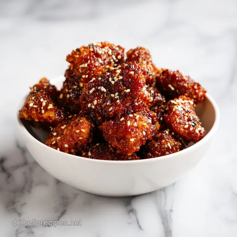 Knuspriges Sesam-H&auml;hnchen mit Mahagoni-Kruste