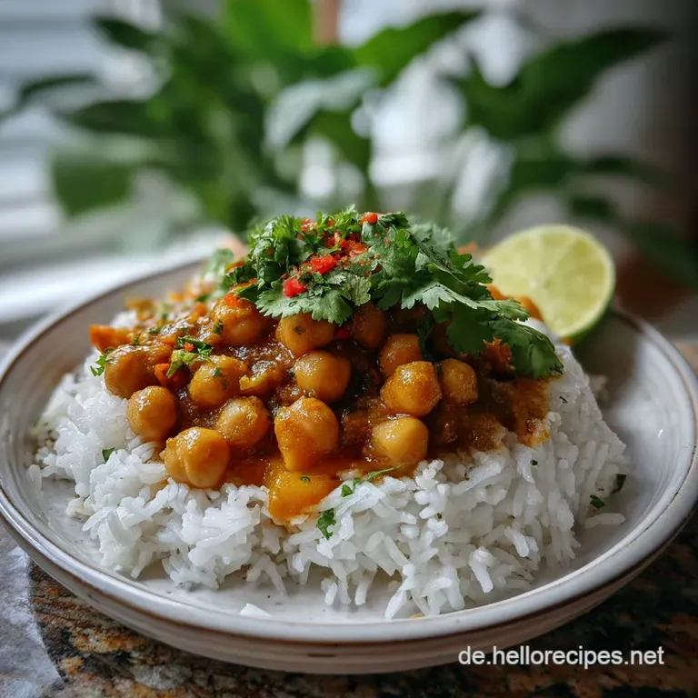 Einfaches Kokos Kichererbsen Curry In Minutes: Fertig in 25 Min.