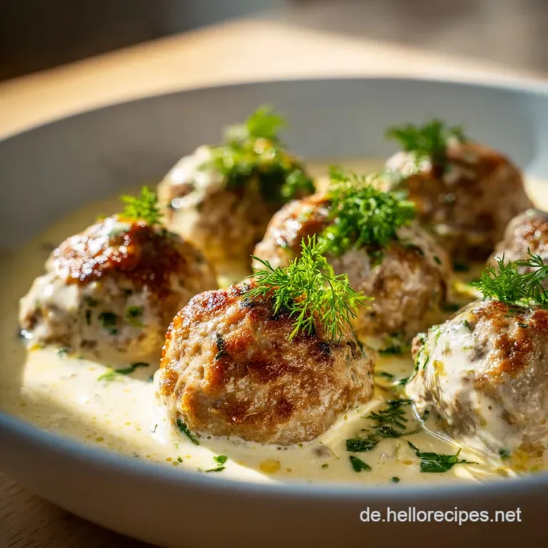 K&ouml;ttbullar wie bei Mutti: Saftige Schwedische Fleischb&auml;llchen mit der besten Rahmso&szlig;e