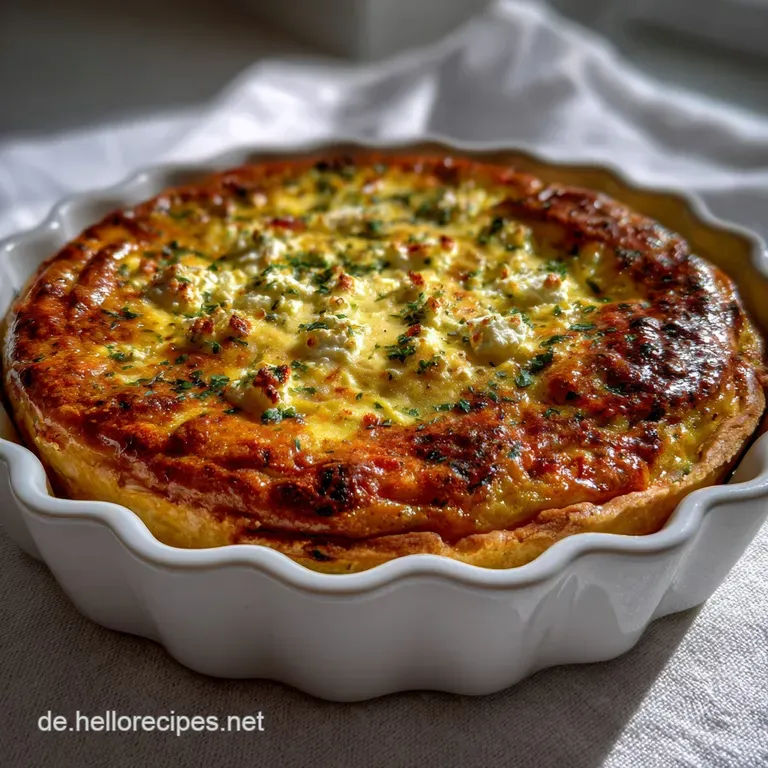 Krbis Quiche Mit Feta Goldbraun Herzhaft: Soulfood presentation