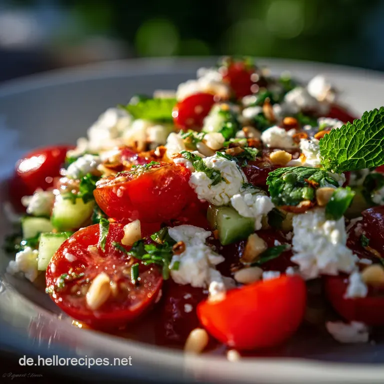 Kritharaki Salat Mit Feta: Griechischer Genuss Schnell Und Einfach Gemacht presentation