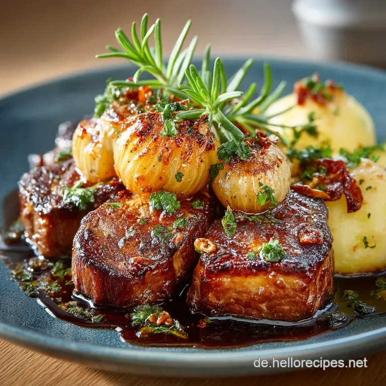 Die Perfekten Röstzwiebeln Kross Goldbraun für Strammer Max