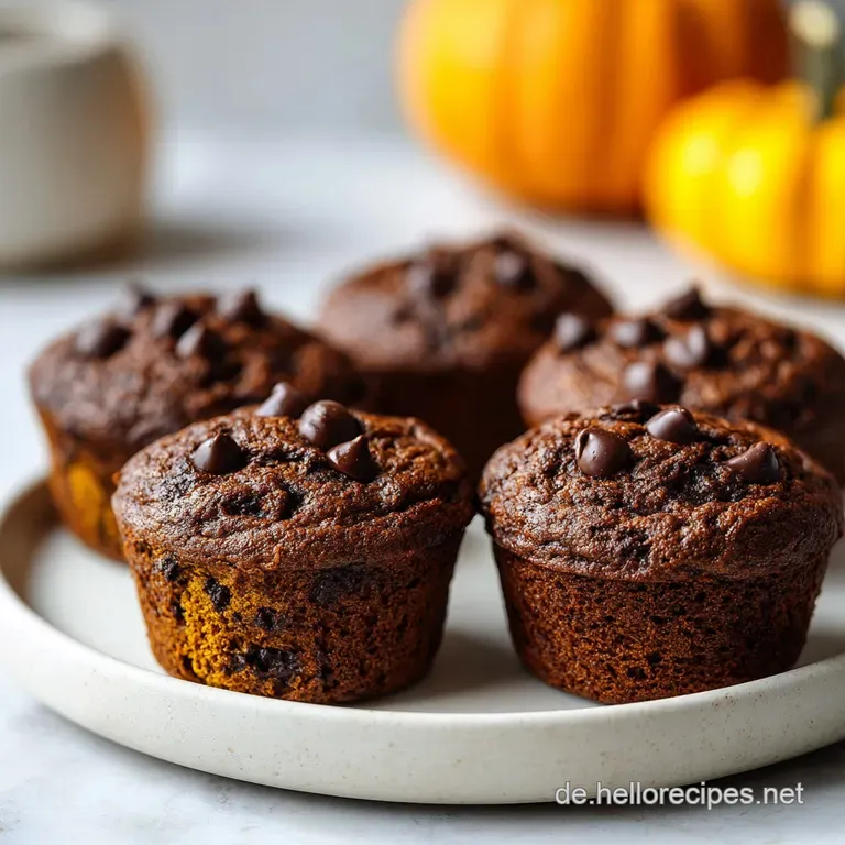 K&uuml;rbis-Schokolade-Muffins: Saftig und Luftig