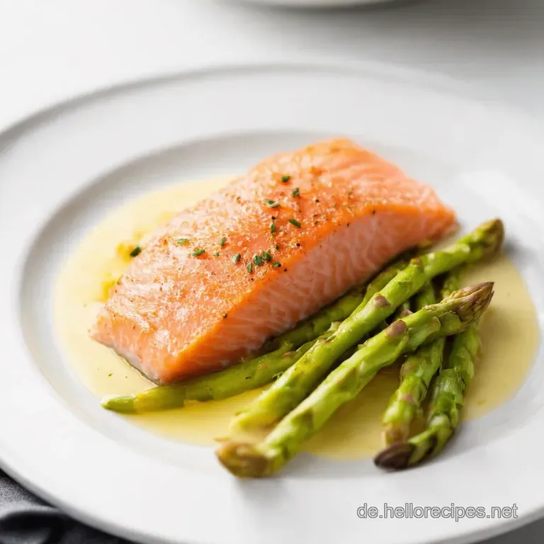 Lachs im Päckchen mit Spargel Ein OfenWunder