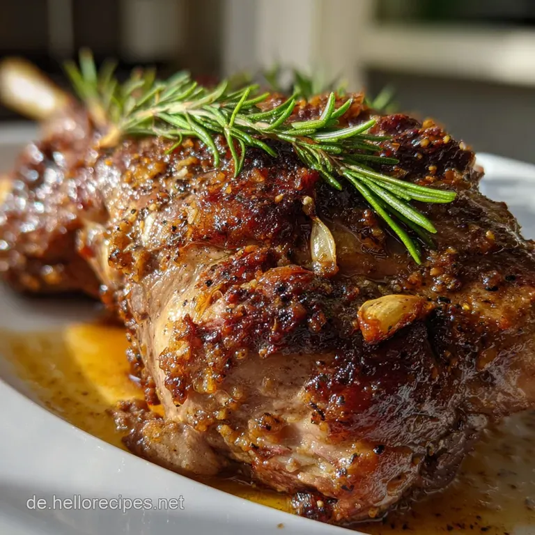 Lammkeule aus dem Backofen: Einfaches Familienrezept
