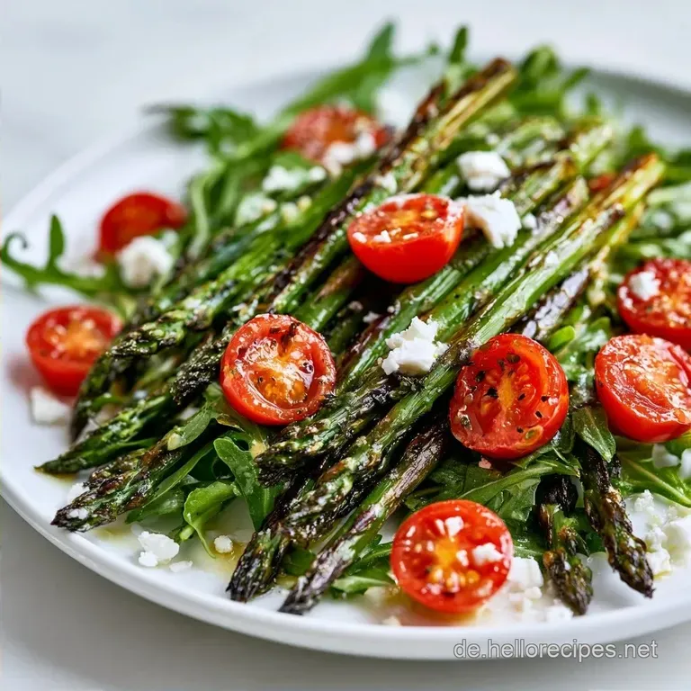 Lauwarmer Gr&uuml;ner Spargelsalat: Knackig und W&uuml;rzig