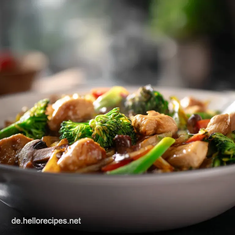 Leichte Asiatische Putenudelpfanne: Turbo-Wok-Rezept presentation