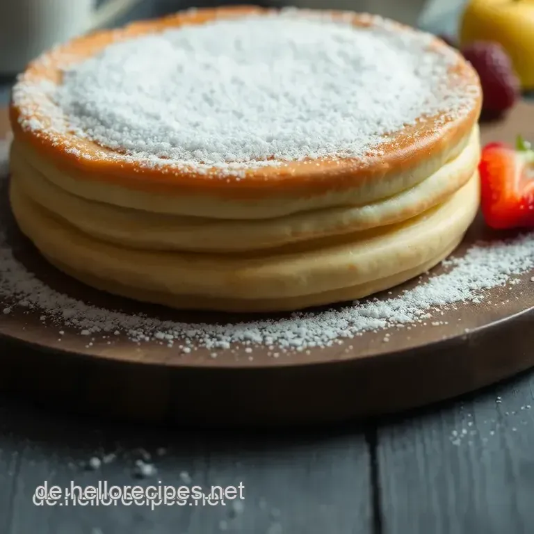 Leichte und Luftige Pfannkuchen mit Eischnee presentation