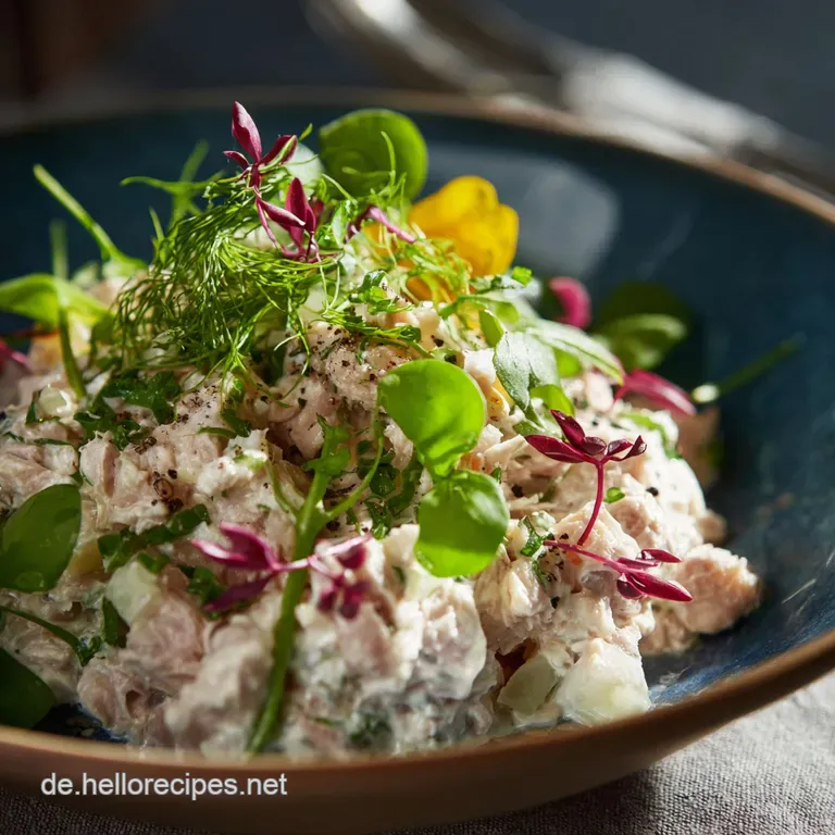 Leichter Thunfischsalat: Der Feierabendheld Mit Cremigem Joghurt-Dressing presentation