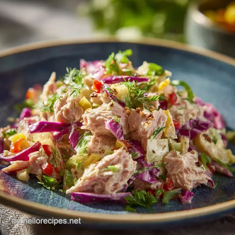 Leichter Thunfischsalat: Der Feierabendheld mit cremigem Joghurt-Dressing