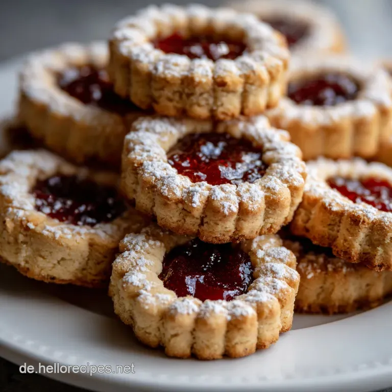 Marmeladen Pl&auml;tzchen: Linzer Augen K&ouml;nigsklasse
