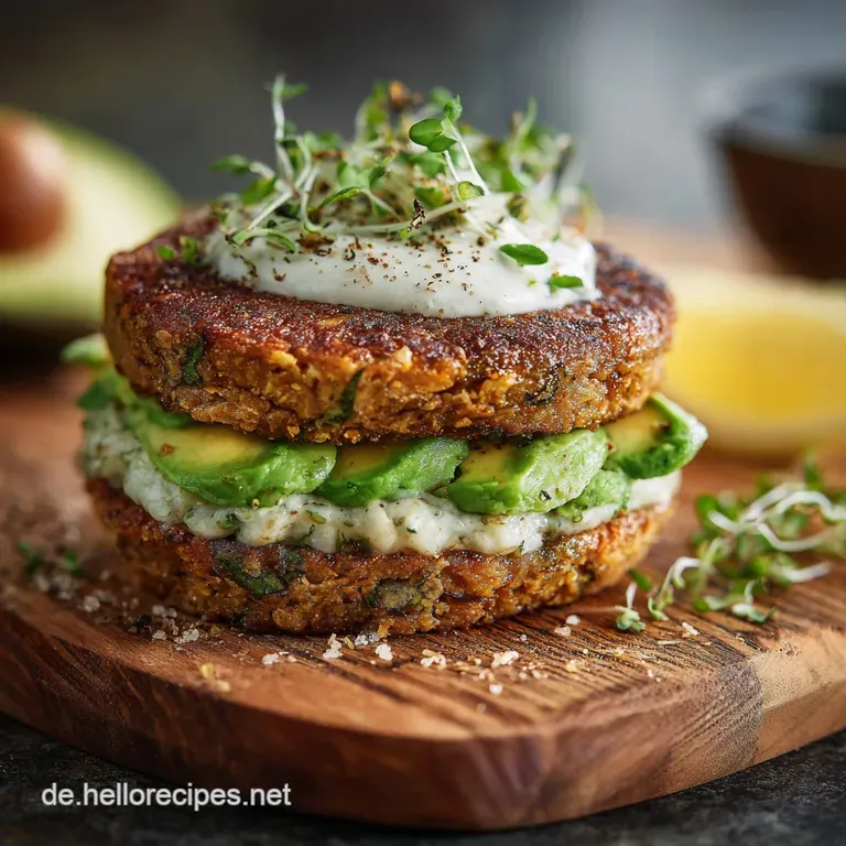 Der Sattmacher Low Carb Veganer Pilznussburger presentation