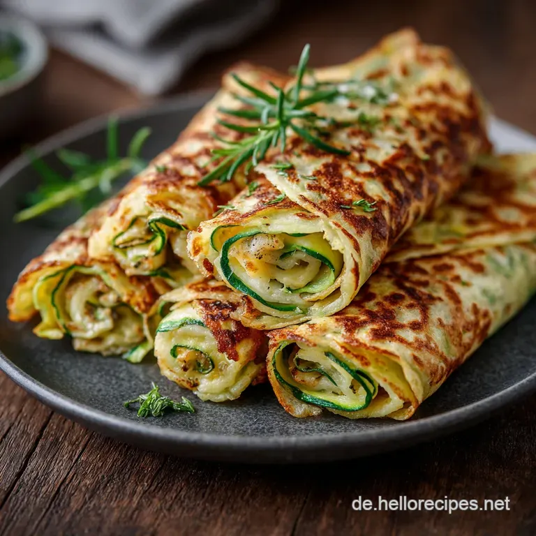 Low Carb Wrap aus Zucchini und Kohlrabi: Das beste Veggie-Fladen Rezept