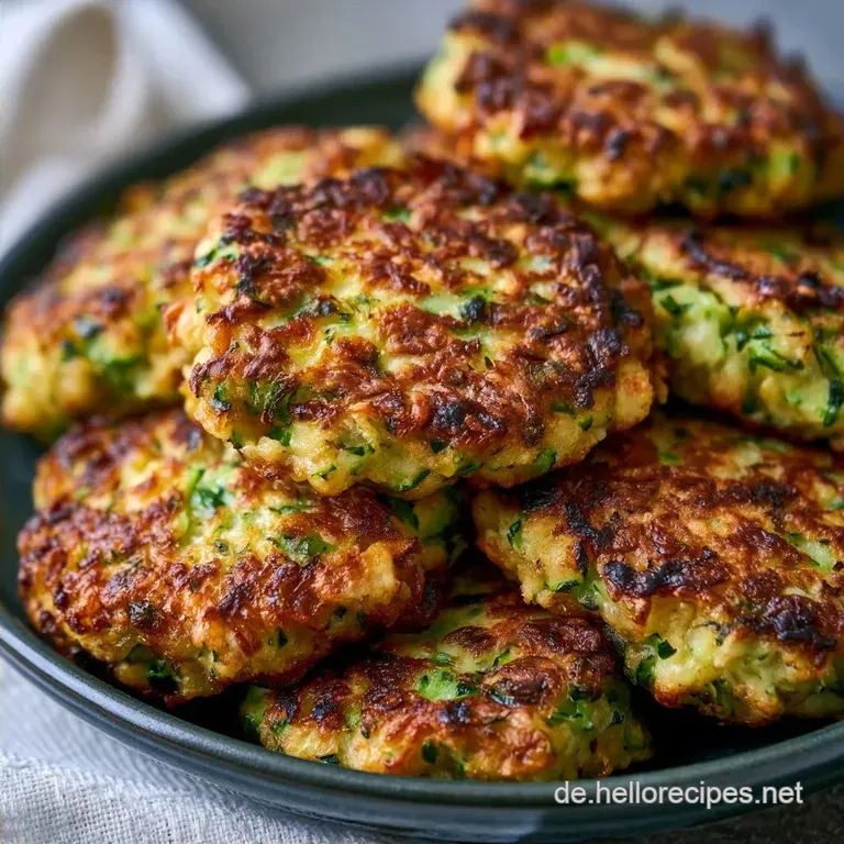 Knusprige Zucchini-Puffer mit Parmesan