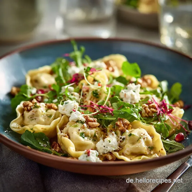 Maultaschensalat Der Einfache Lauwarme Klassiker Mit Herzhaftem Dressing presentation