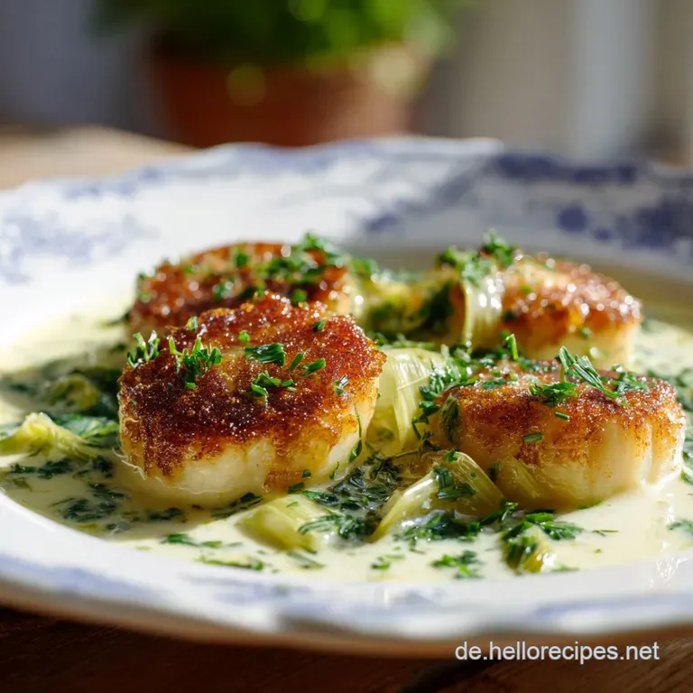 Medaillons Mit Lauch in Parmesansahnesauce So Gelingt Das Feierabendhighlight presentation