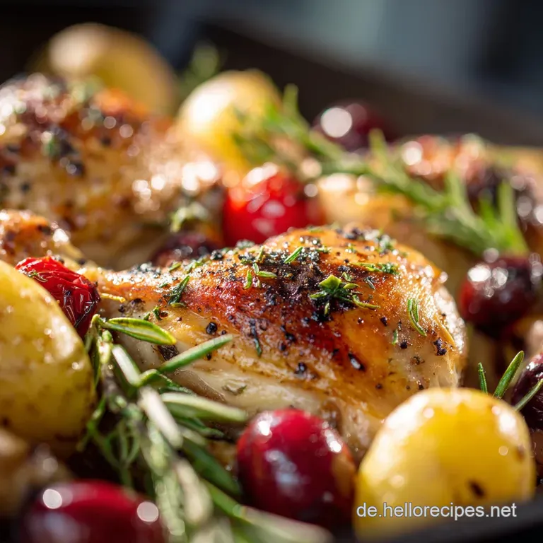 Mediterranes H&auml;hnchen Aus Dem Ofen: Knuspriges Gold Vom Blech Mit Feta presentation