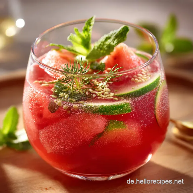 Melonen Bowle Mit Alkohol: Das Einfache Rezept F&uuml;r Die Spritzige Sommerparty presentation