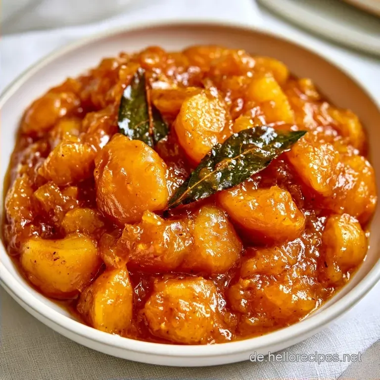 W&uuml;rziges Mirabellen-Chutney mit Lorbeer