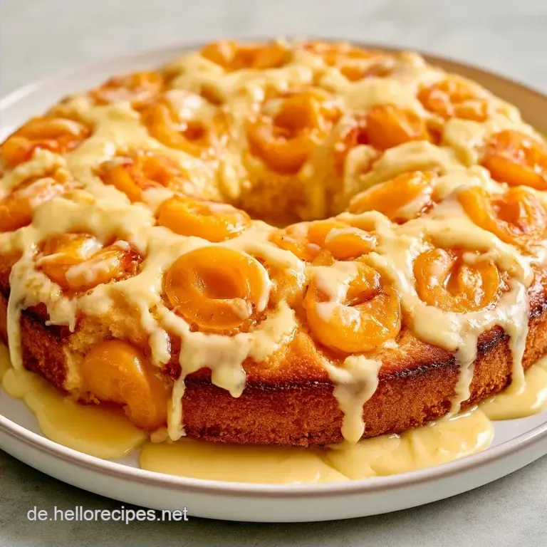 Cremiger Mirabellenkuchen mit Vanillepudding