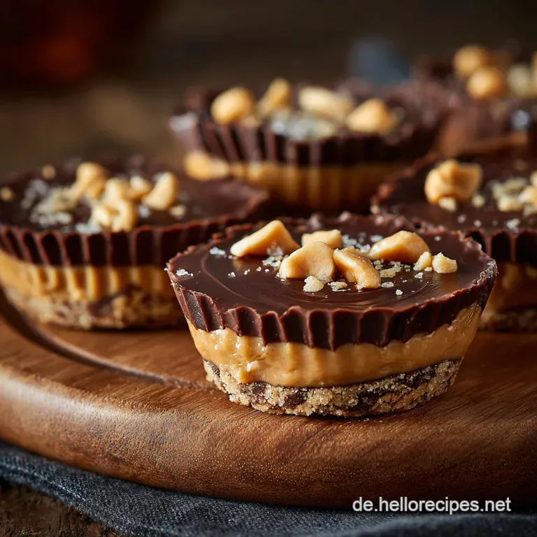 No Bake Peanut Butter Cups: Blitzrezept in nur 15 Minuten