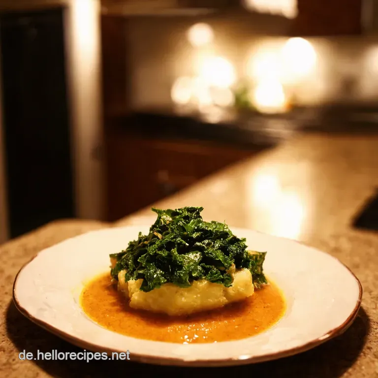 Norddeutscher GrünkohlKlassiker mit Pinkel und Kassler presentation