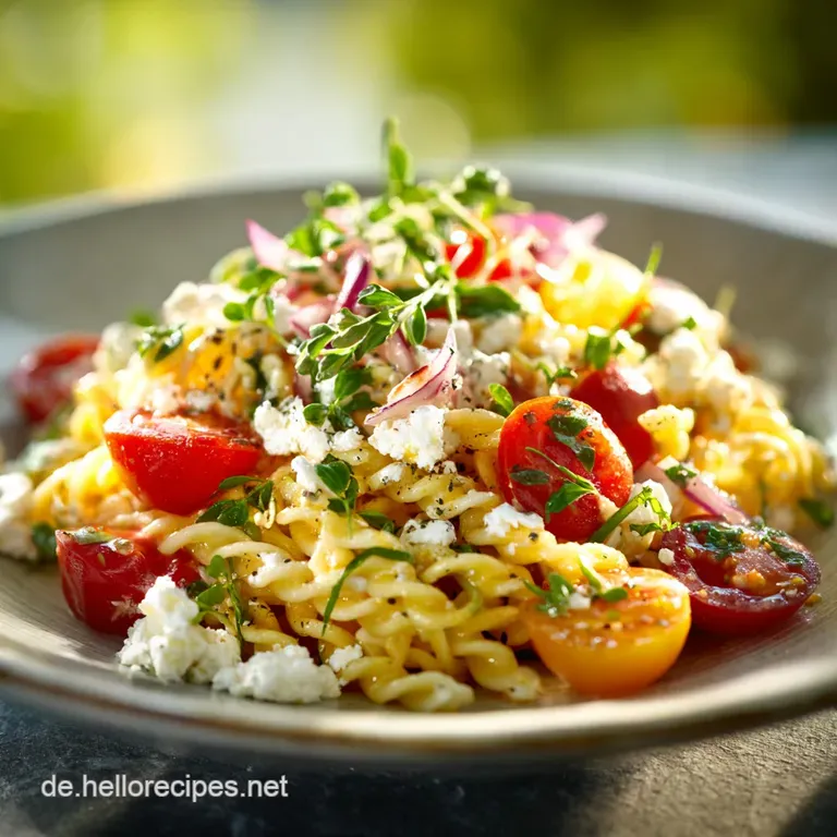 Nudelsalat Ohne Mayo: Der Beste Leichte Sommersalat F&uuml;r Jede Grillparty presentation
