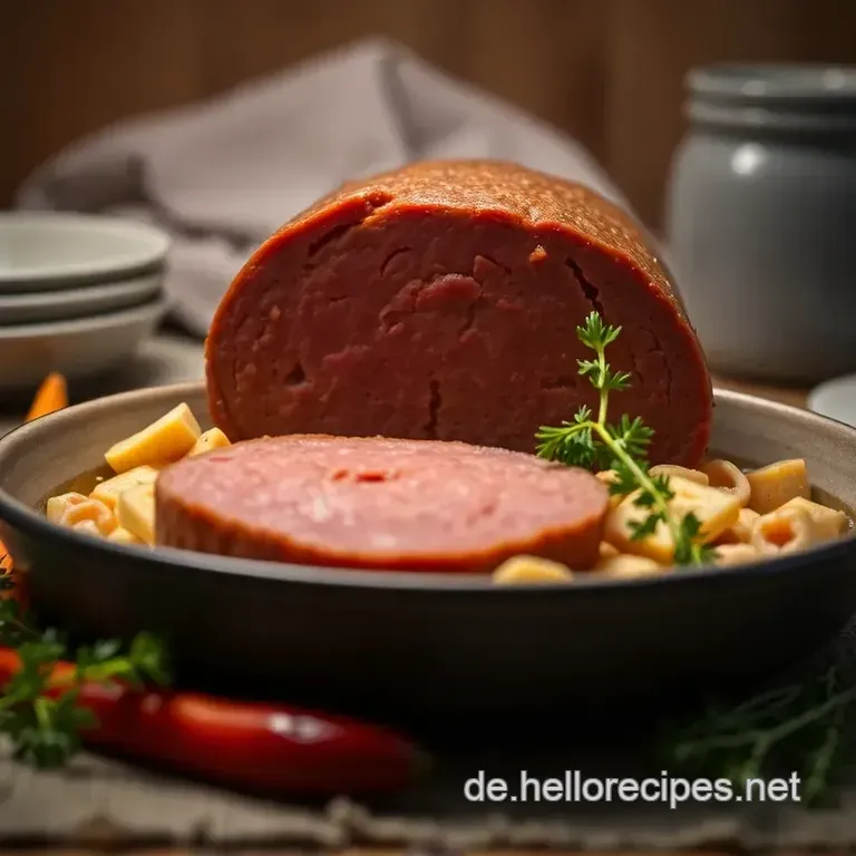 Ofenfrischer Leberkäse: Ein Stück Bayern für Zuhause presentation