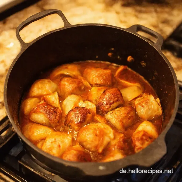 Omas Backofenkohlrouladen presentation