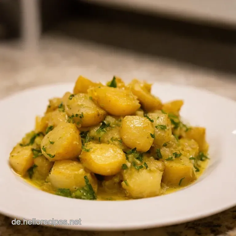 Omas Bayerischer Kartoffelsalat Herzhaft Einfach presentation