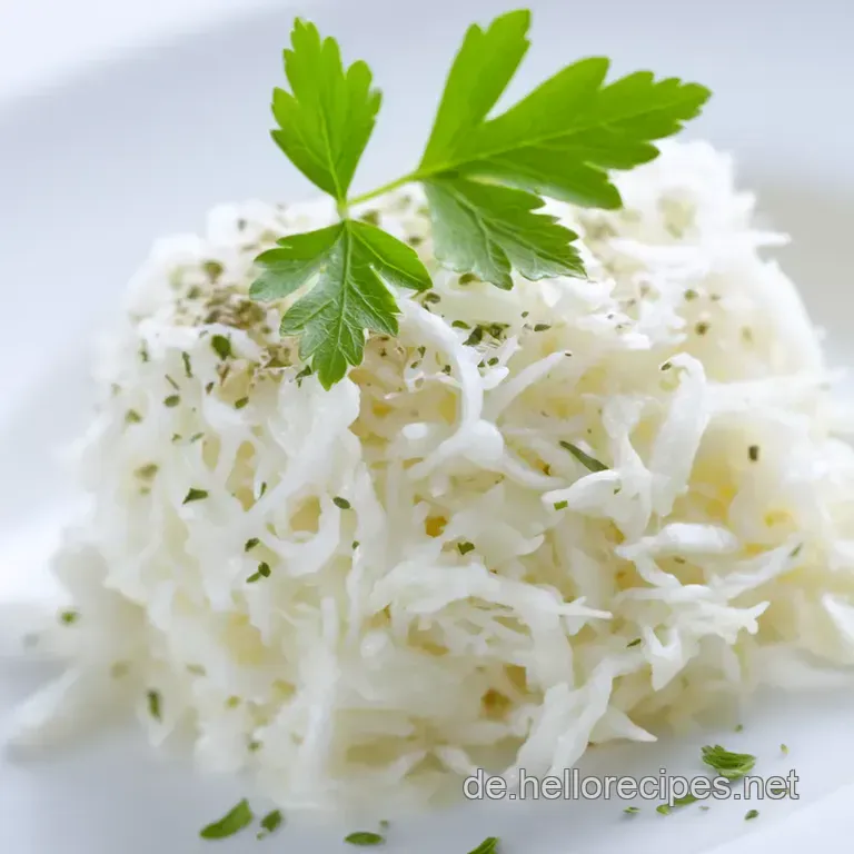 Omas Bester Weißkrautsalat presentation