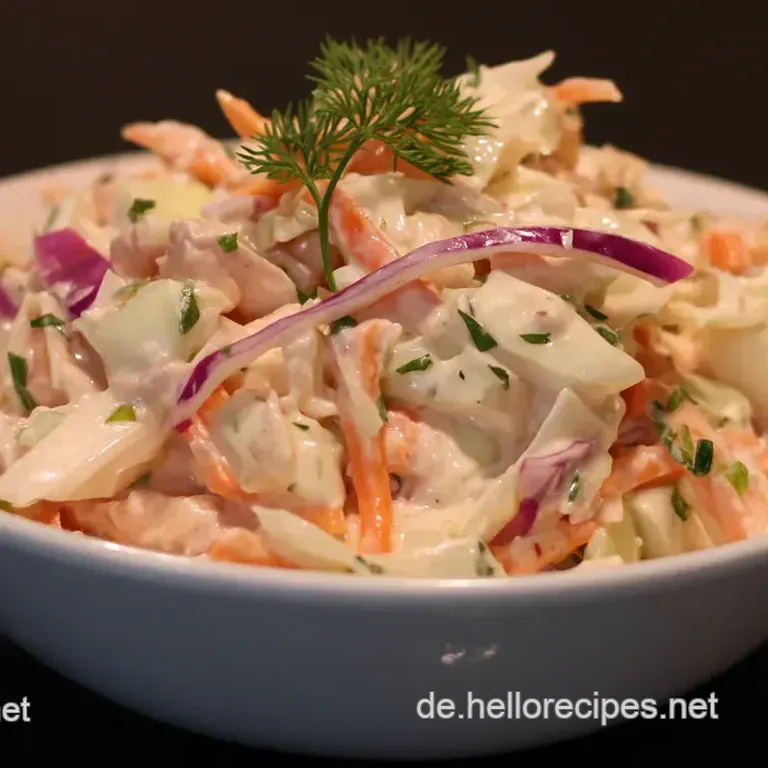 Weißkrautsalat wie bei Oma – Einfach & Lecker!