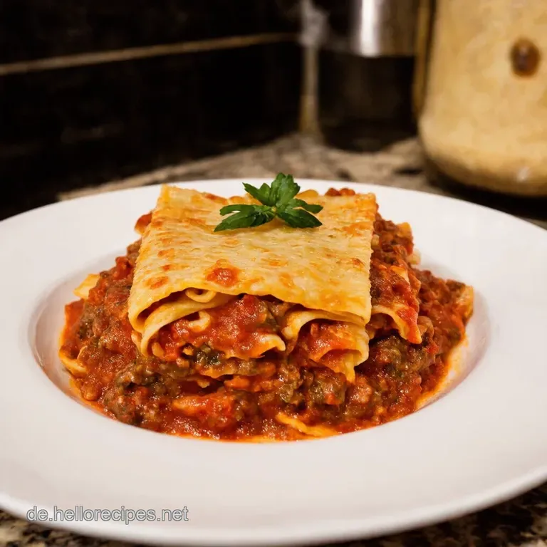 Omas Bestes Rag&ugrave; Bolognese F&uuml;r Lasagne presentation